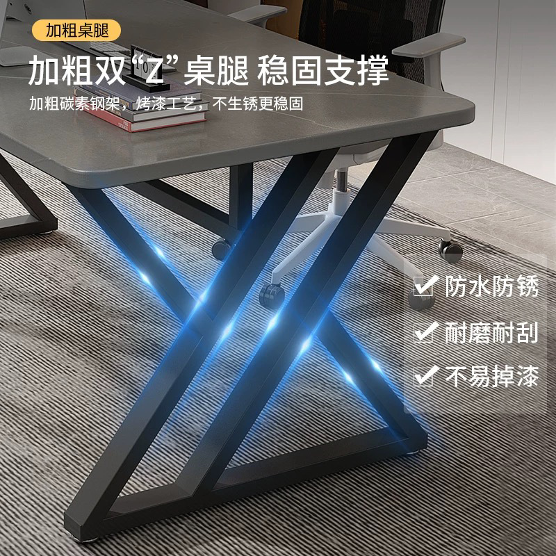 铁艺烤漆异形支撑桌脚架餐桌子腿茶几支架办公室承重电脑桌腿